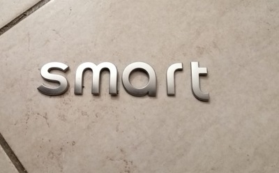 EMBLEMA INSCRIPCIÓN SMART 3 FORTWO PARTE TRASERA  