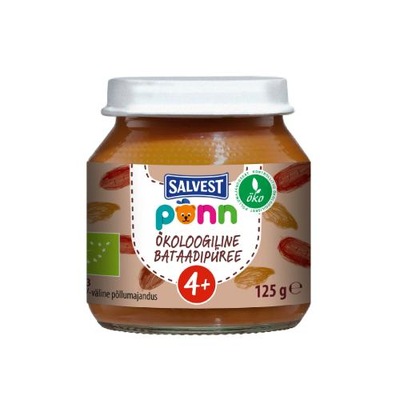 SALVEST PÕNN BIO Batatowe puree, 125 g