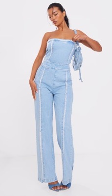 PRETTYLITTLETHING KOMBINEZON JEANSOWY 40 1EKD