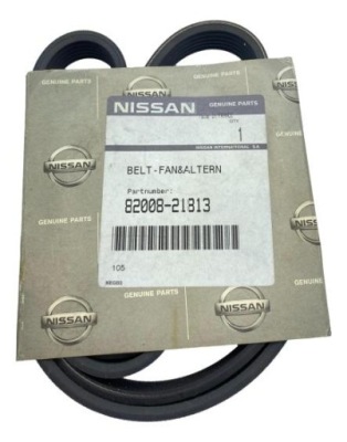 8200821813 ремень клиновой оригинальный номер nissan micra qashqai фото №1