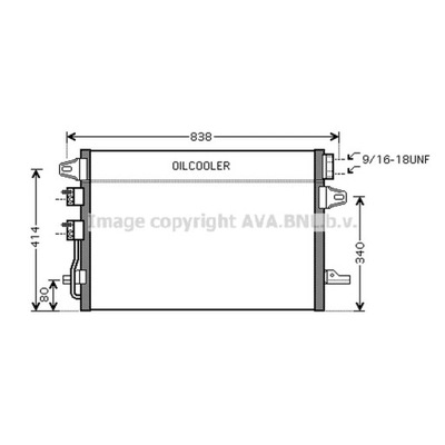 КОНДЕНСАТОР, КОНДИЦИОНЕР AVA QUALITY COOLING CR5088