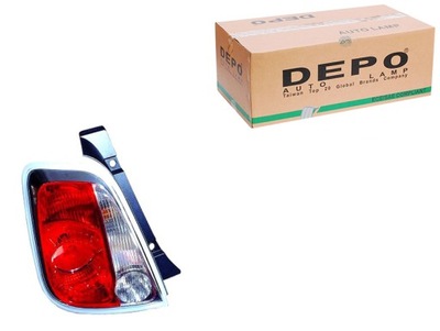 Лампа p21w/py21w/r10w рамка хром abarth 500 / 5 + асистент аварійний #8 фото №1