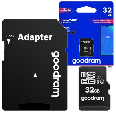 KARTA PAMIĘCI GOODRAM microSD 32GB UHS-I microSDHC