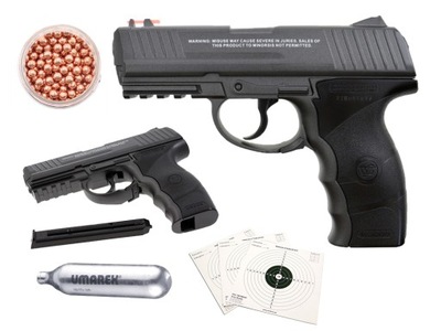 Wiatrówka pistolet Wingun CO2 W3000 Full Metal kal. 4,5 mm + gratisy