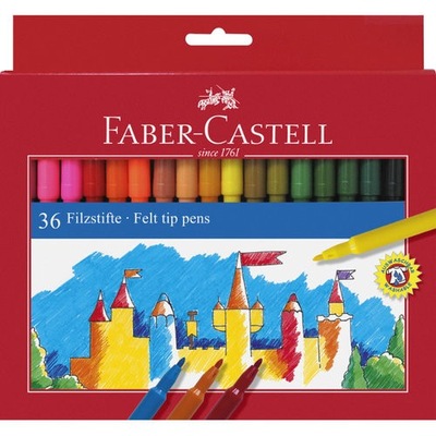 Flamastry Zamek 36kol. Faber Castell