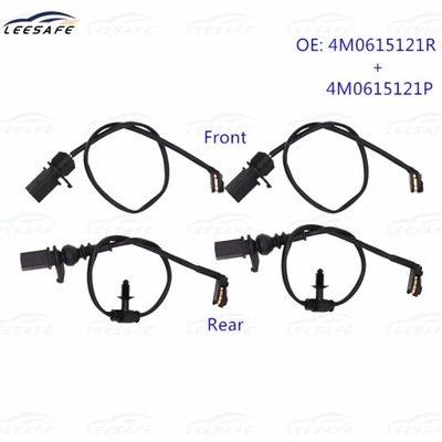 2 PAIRS FRONT + REAR BRAKE PAD WEAR SENSOR 4M0615121R 4M0615121P FOR~32324 - milautoparts-fr.ukrlive.com