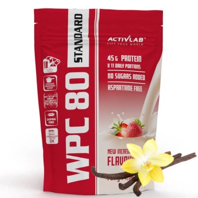 ActivLab WPC 80 odżywka białkowa 700g wanilia