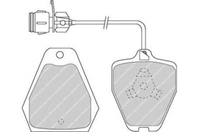 Ferodo тормозные колодки тормозные audi 100 s4 turbo quattro фото №1