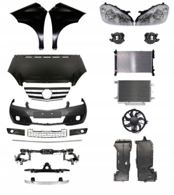 Mercedes a klasa w169 2008-2012 pas решітка радіатора фото №1