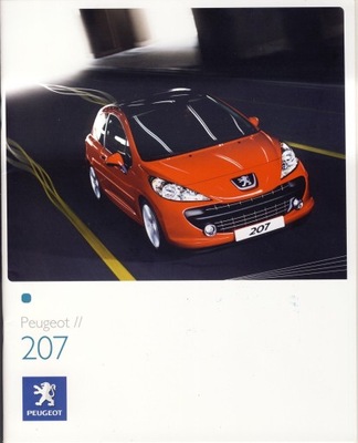 Peugeot 207 prospekt 2008 polski