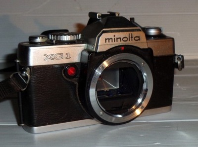 MINOLTA XG 1 JAPAN - stary aparat fotograficzny.