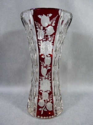 KRYSZTAŁOWY WAZON 20 CM