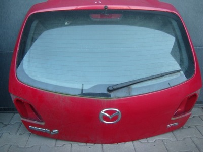 Mazda 3 03-09 кришка багажника задня з скло фото №1