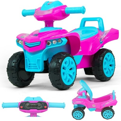 Pojazd Quad dla dzieci Monster Milly Mally Różowy