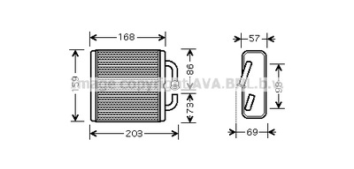 HEATER MAZDA 323 ESTATE/WAGON MK V / MX3 OE: BR7061A10 NOWA!!!  