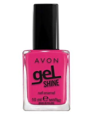 Avon Gel Shine racing pink obsession 10 ml lakier do paznokci