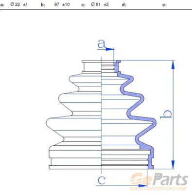 Захист шарнір зовнішнього фото №1