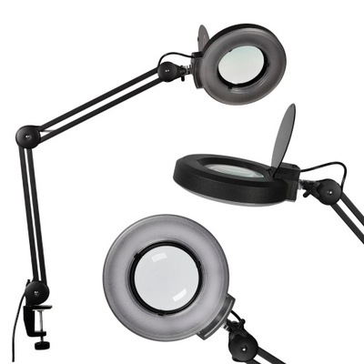 LAMPA KOSMETYCZNA DERMATOLOGICZNA LUPA 8dpi 120LED