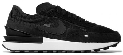 Buty sportowe czarne sneakersy NIKE WAFFLE ONE