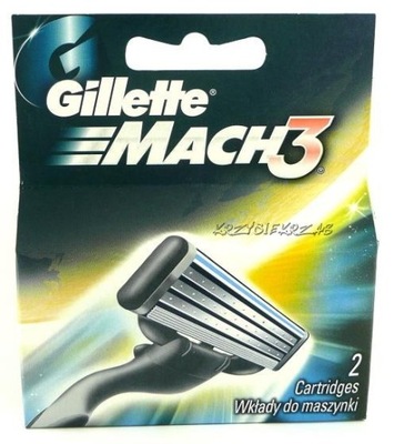 GILLETTE MACH3 2 WKŁADY DO MASZYNKI