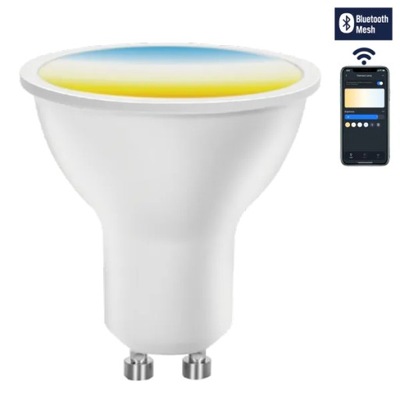 Inteligentna żarówka Bluetooth MESH GU10 CCT 6,5W
