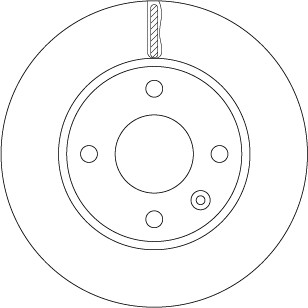 ДИСК ТОРМОЗНОЙ OPEL ПЕРЕД KARL 1,0 15- DF6783