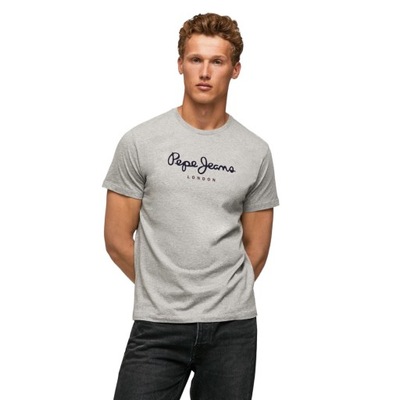 PEPE JEANS KOSZULKA MĘSKA T-SHIRT SZARA r. M