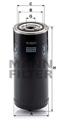 FILTRO HIDRÁULICO (PRZYKRECANY) CONVIENE DO: IVECO CITYCLASS, CROSSWAY;  