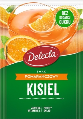 Kisiel pomarańczowy Delecta 38g kisiel owocowy pomarańcza pyszny gładki