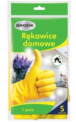 Grosik, Rękawice domowe, rozmiar S, 1 para