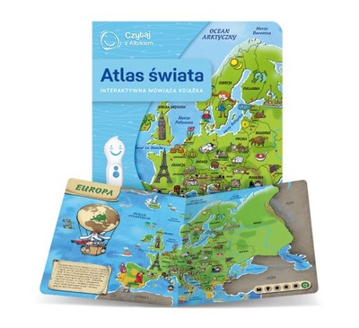 Czytaj z Albikiem ATLAS ŚWIATA praca zbiorowa