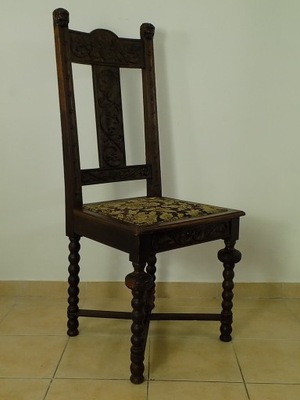 Krzesło renesans neorenesans XIX wiek