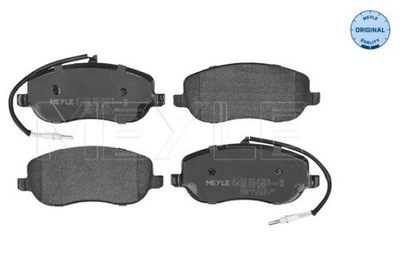 ZAPATAS DE FRENADO PEUGEOT PARTE DELANTERA 807 02- CON SENSOR 0252026119/W  