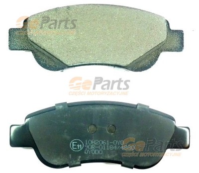 Гальмівні колодки гальмівний. toyota aygo 05- перед фото №1