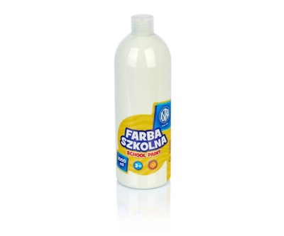 Farba szkolna Astra 1000 ml Biały