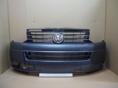 Бампер перед передній комплектний  4xpdc vw t5 caravelle рестайлінг фото №1