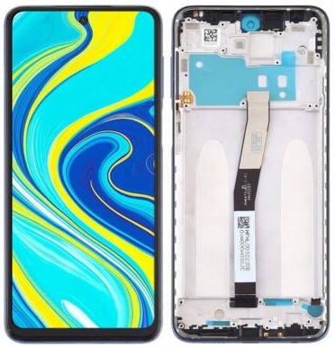 WYŚWIETLACZ DOTYK LCD DO XIAOMI REDMI NOTE 9S RAMKA