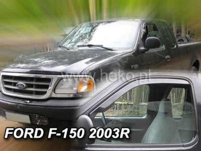 SIDE-WINDOW DEFLECTORS HEKO FORD F150 XLT 1999-2003 2 PCS.  