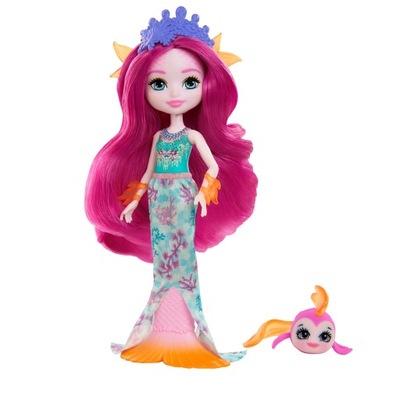 Enchantimals, lalka Królewska Syrenka Maura Mermaid i Glide GYJ02 FNH22