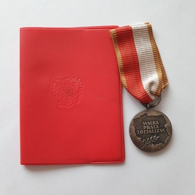 Medal 40 lat PRL Legitymacja