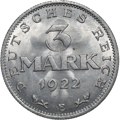 3 marki 1922 E