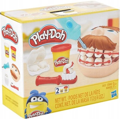 TORTA PLAY-DOH MINI ZUBÁR 2 TUBY E4919