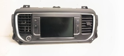 Экран дисплей навигации радио peugeot expert iii 98093079zd фото №1