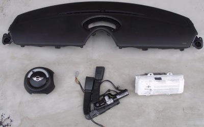 Mini r56 приборная панель консоль подушки безопасности ремни фото №1