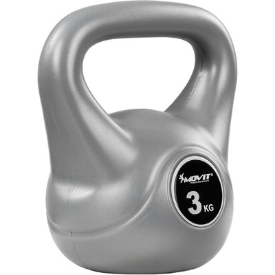 KETTLEBELL 3 KG WINYLOWY HANTLA KETLA OBCIĄŻNIK