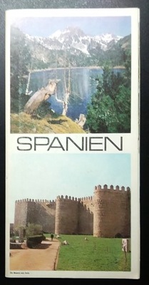 HISZPANIA SPANIEN stary folder przewodnik