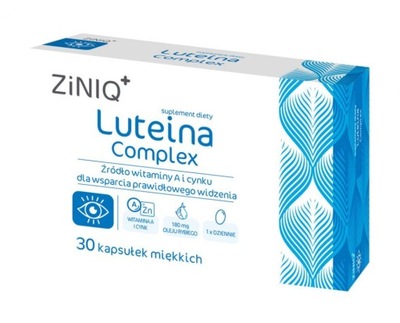 ZINIQ Luteina Complex, 30 kapsułek