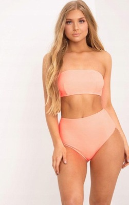 Prettylittlething fzi BIKINI NEONOWY DÓŁ L XXJ