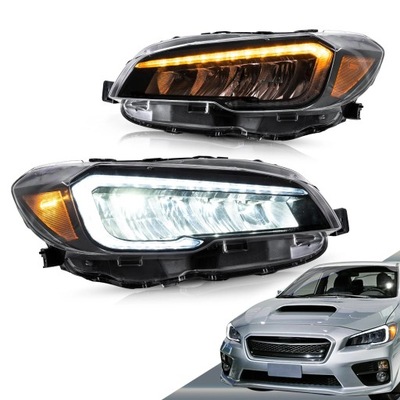 UNIDAD FAROS COMPLETO DIOPARA LUMINOSO LED PARA DE INSTALAR PARTE DELANTERA FAROS SUBARU WRX 2015-2021  