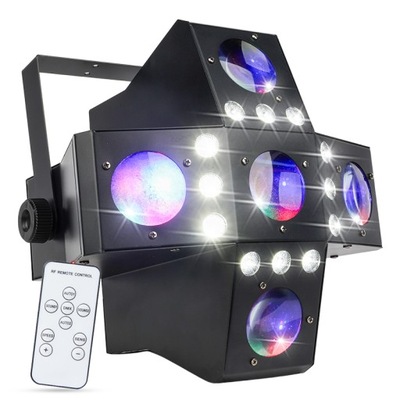 EFEKT ŚWIETLNY LED RGBA-W DYNAMICZNE OŚWIETLENIE NA IMPREZĘ PILOT BEAMSTORM